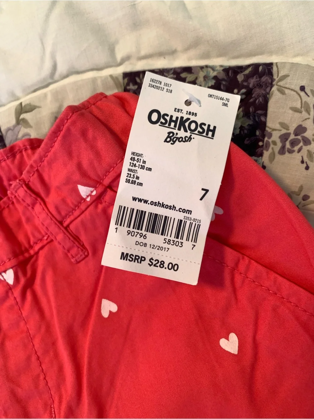 OshKosh Bgosh bright red